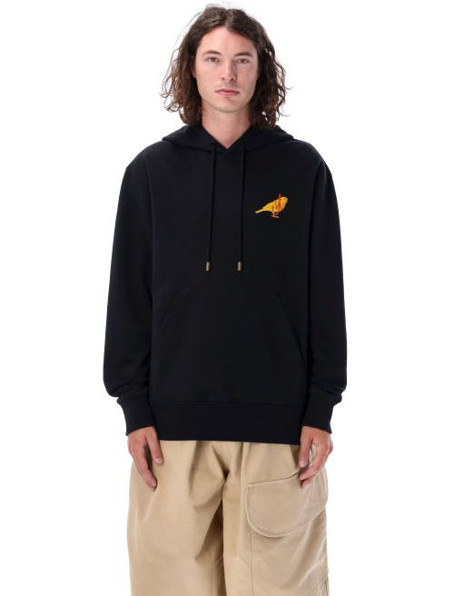 Canary embroidery hoodie - Fleece | Spazio Pritelli
