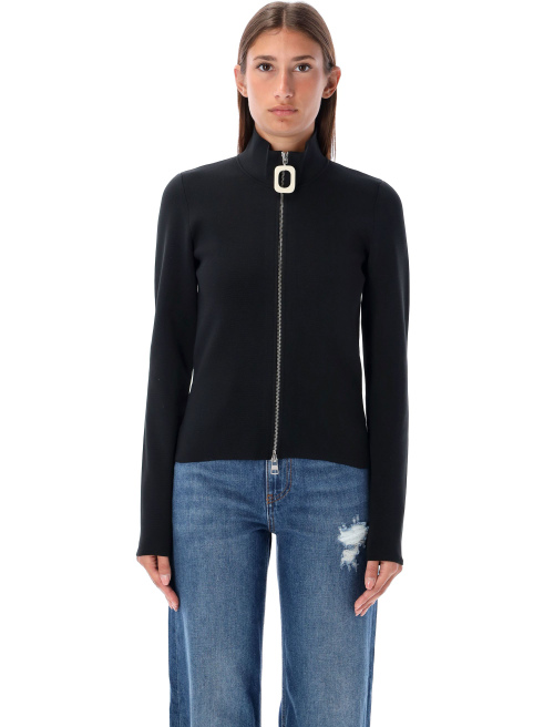 Fitted zip up cardigan - Sales | Spazio Pritelli