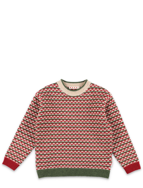 Kid - Jacquard knit sweater - Girl | Spazio Pritelli