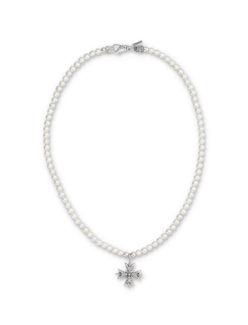 Necklace medium pearl crest - Designers | Spazio Pritelli