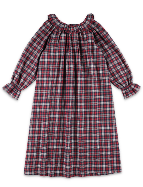 Kid - Blessing checkered nightdress - Sale Kids | Spazio Pritelli