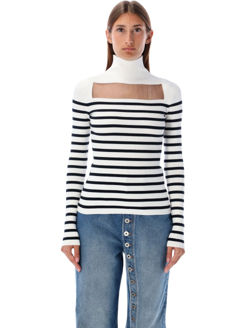 Ribbed marinier sweater - Sales | Spazio Pritelli