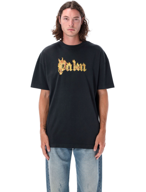 Burning logo t-shirt - T-shirt | Spazio Pritelli