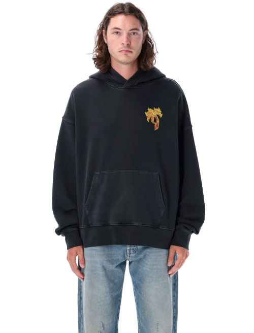 Burning palm hoodie - Fleece | Spazio Pritelli
