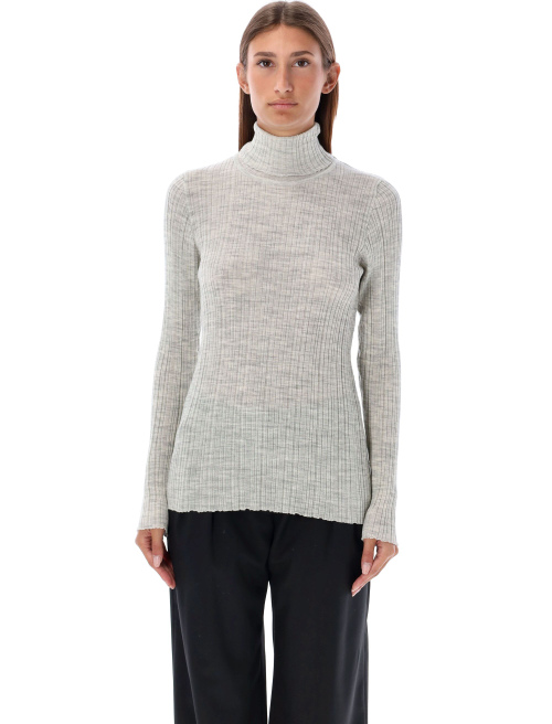Ribbed turtle neck sweater - Knitwear | Spazio Pritelli