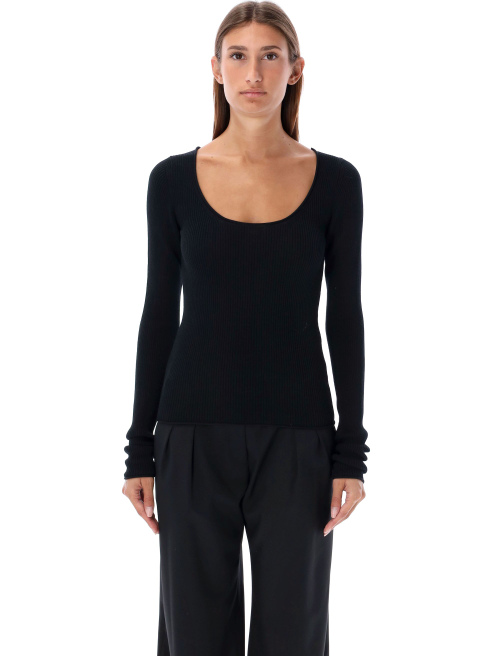Scoop neck sweater - Woman | Spazio Pritelli