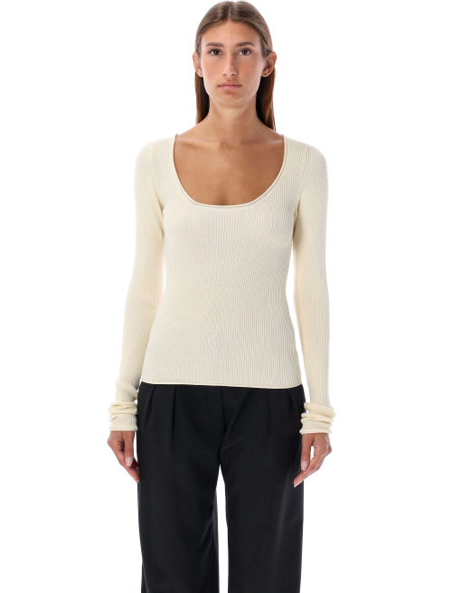 Scoop neck sweater - Knitwear | Spazio Pritelli