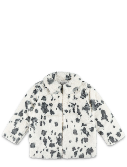 Faux fur dalmatian print coat - Girl | Spazio Pritelli