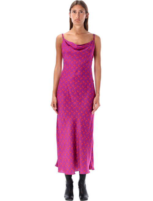 Moon Flou long slip dress - Sales | Spazio Pritelli