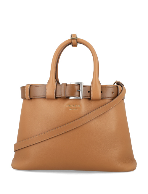 Buckle medium leather handbag with belt - Designers | Spazio Pritelli