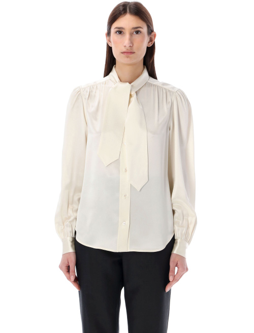 Lavallière-neck blouse - Shirt | Spazio Pritelli