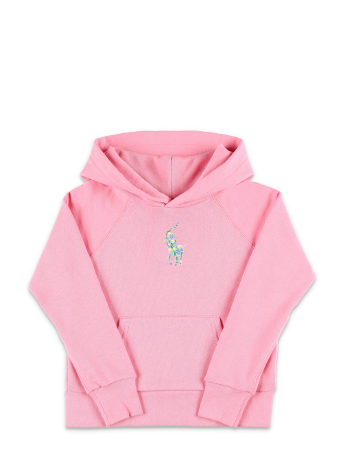Floral big Pony hoodie - Girl | Spazio Pritelli