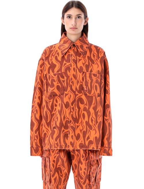 Printed flame shirt - Shirt | Spazio Pritelli