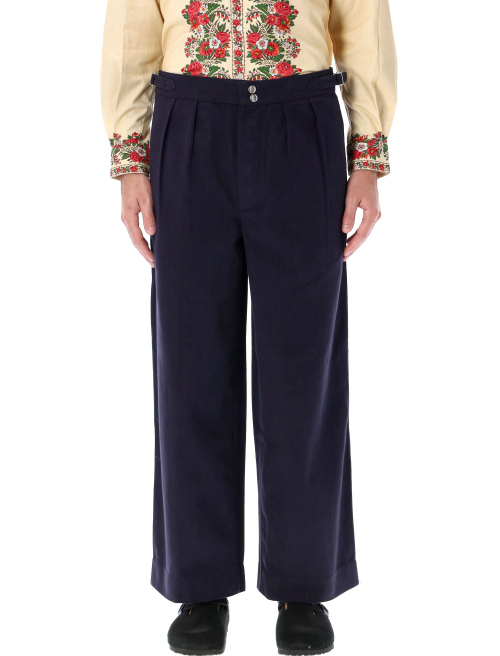 Wide Leg Snap Trousers - Sales | Spazio Pritelli