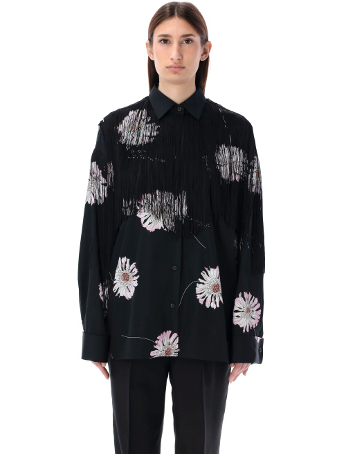 Printed shirt with fringes - Shirt | Spazio Pritelli