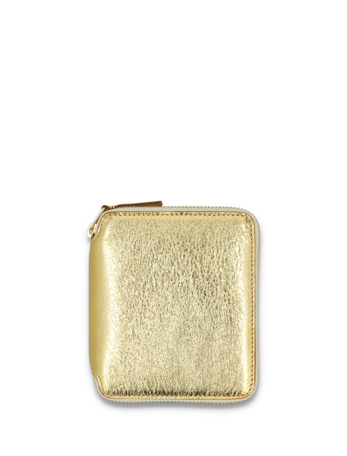 Metallic zip around wallet - Sales | Spazio Pritelli