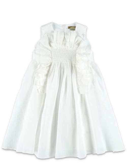 Plumetis dress - Girl Apparel | Spazio Pritelli