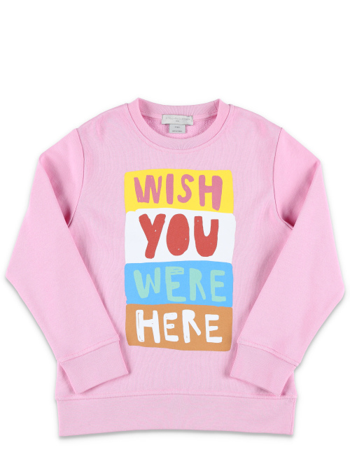 Wish You Were Here Slogan sweatshirt - Designers | Spazio Pritelli