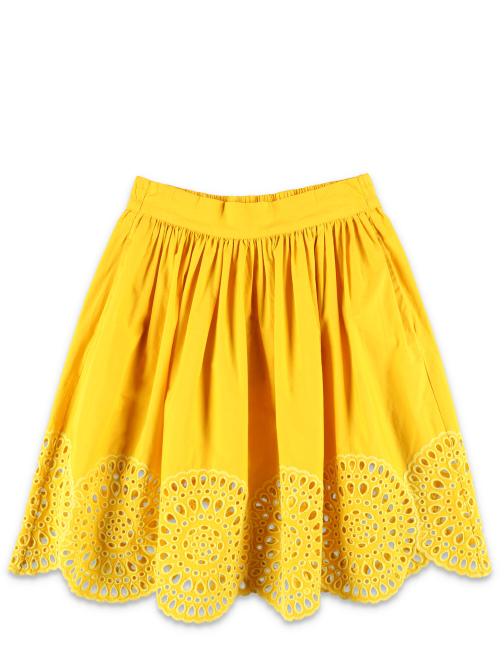 Broderie Anglaise skater skirt - Skirt | Spazio Pritelli