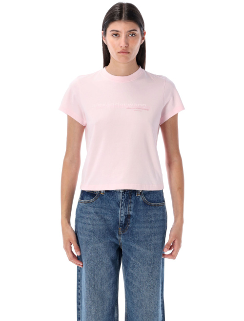 Shrunken logo tee - T-shirt | Spazio Pritelli