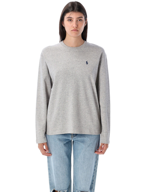 Cotton jersey long-sleeve t-shirt - T-shirt | Spazio Pritelli
