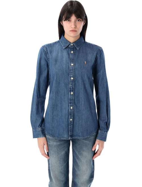 Slim fit denim shirt - Shirt | Spazio Pritelli