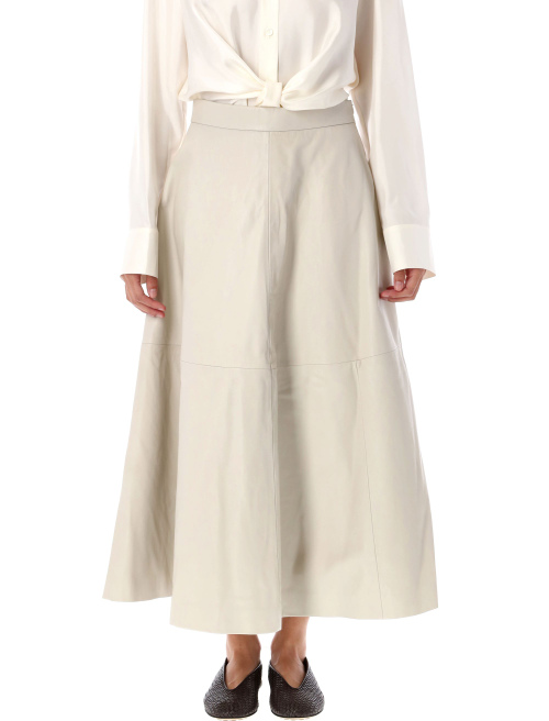 Midi leather skirt - Midi skirt | Spazio Pritelli