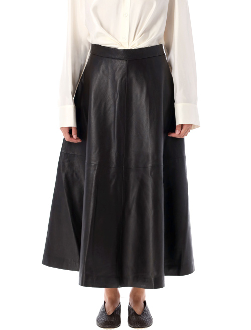 Midi leather skirt - Midi skirt | Spazio Pritelli