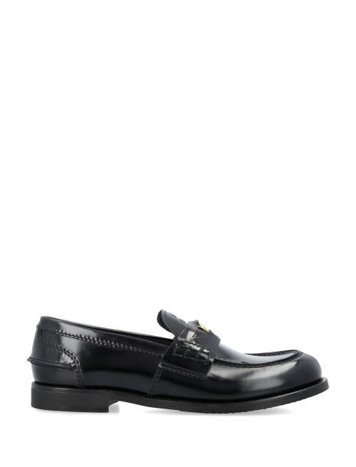 Brushed leather loafers - Shoes | Spazio Pritelli
