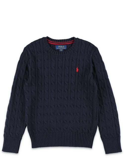 Kid - Cable-knit cotton jumper - Designers | Spazio Pritelli