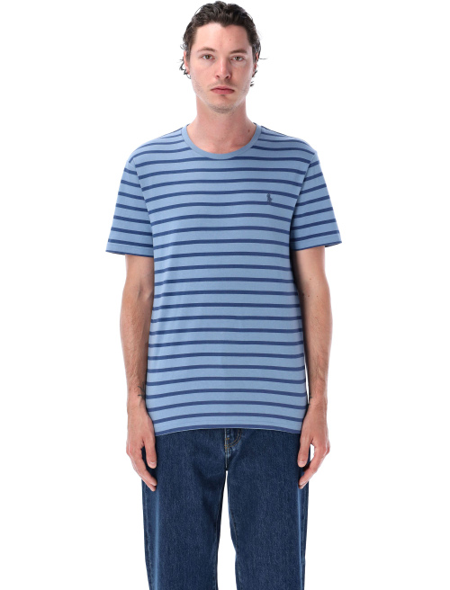 Custom slim fit striped jersey t-shirt - Short sleeve | Spazio Pritelli