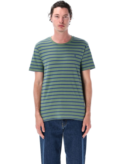 Custom slim fit striped jersey t-shirt - Short sleeve | Spazio Pritelli
