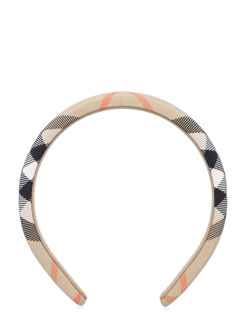 Kid - Check nylon headband - Designers | Spazio Pritelli