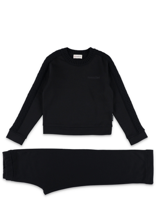 Kid - Wool-trimmed cotton tracksuit set - Set | Spazio Pritelli