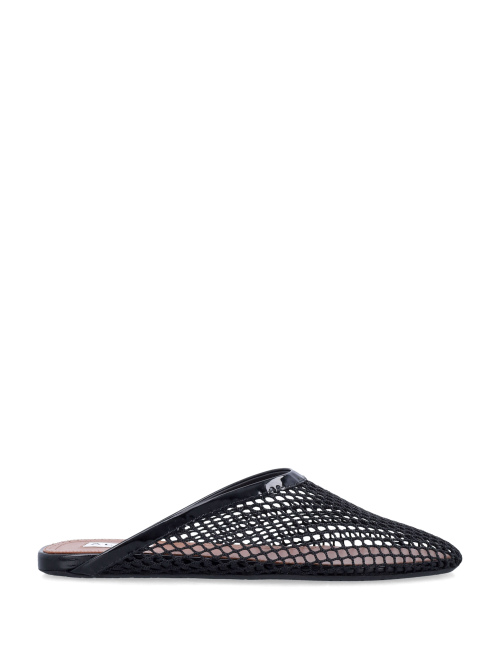 Fishnet flat mules - Shoes | Spazio Pritelli