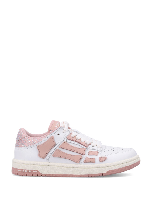 Crystal satin skel top low woman's sneakers - AMIRI | Spazio Pritelli