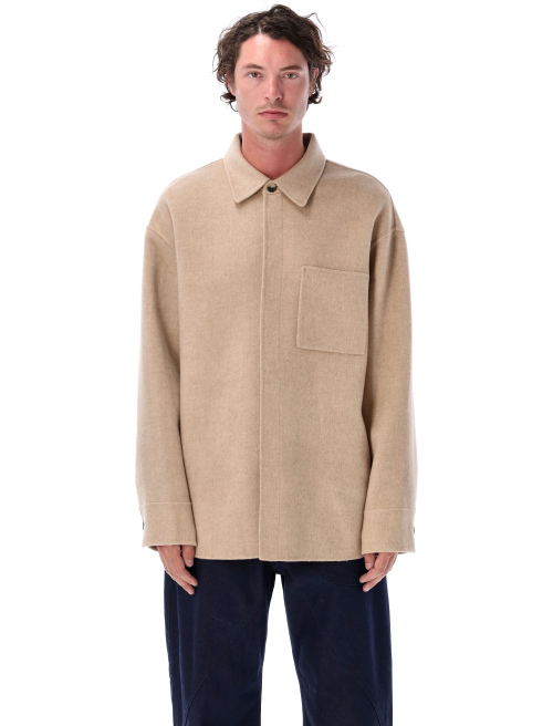 Oversized wool shirt jacket - Outerwear | Spazio Pritelli