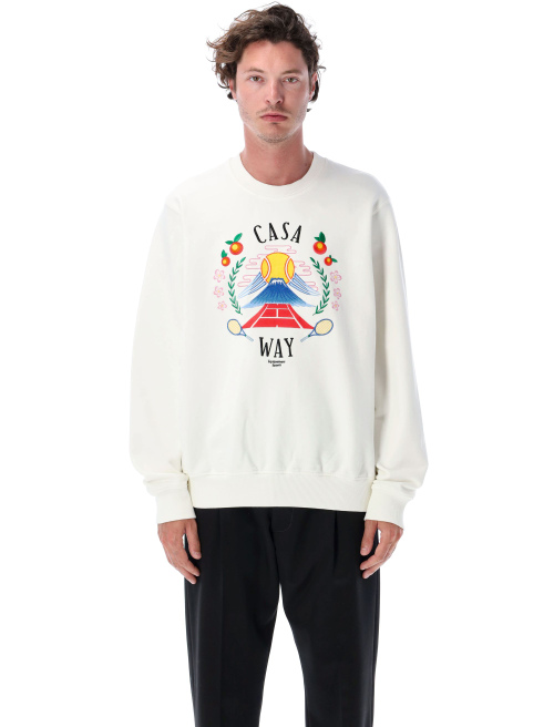 Casa Way Mountain embroidered sweatshirt - Fleece | Spazio Pritelli