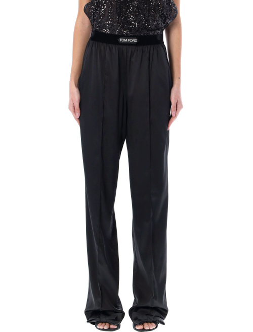 Silk satin pijama pant - Pants | Spazio Pritelli