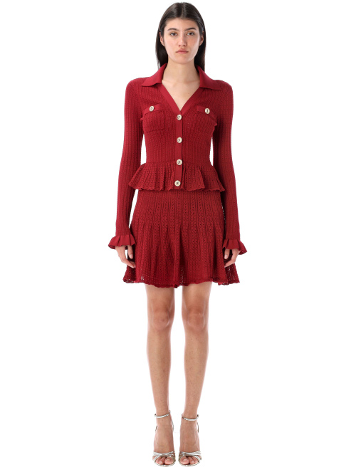 Pointelle knit mini dress - Mini dress | Spazio Pritelli