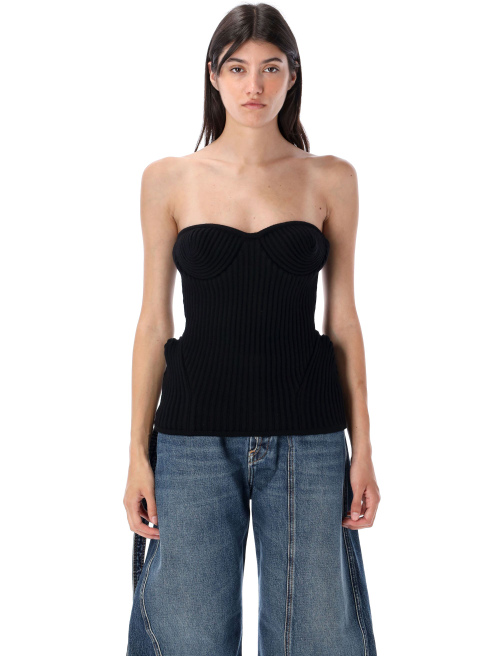 Knitted bustier top - Top | Spazio Pritelli