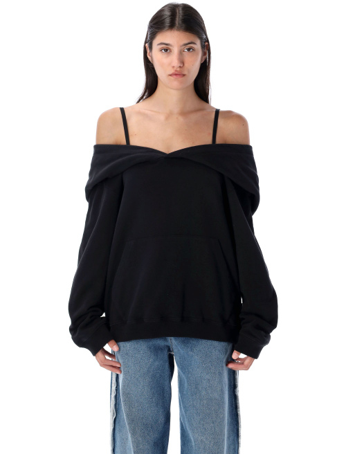 Off-shoulder hoodie - MM6 MAISON MARGIELA | Spazio Pritelli