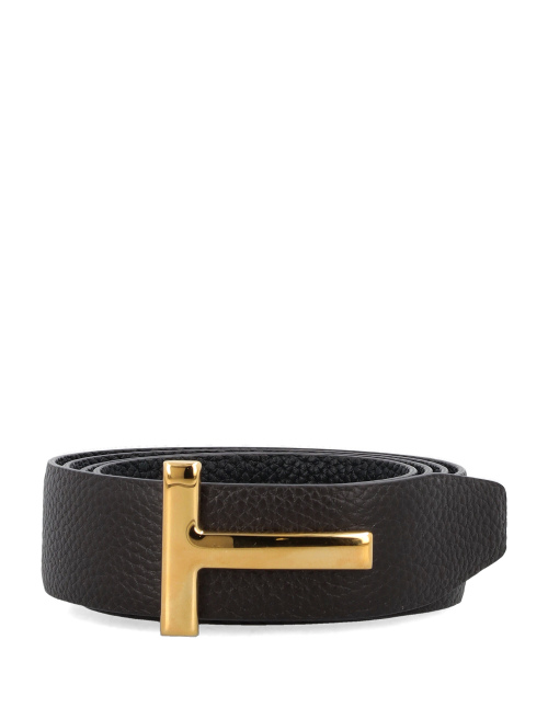 Small grain leather icon belt - Designers | Spazio Pritelli