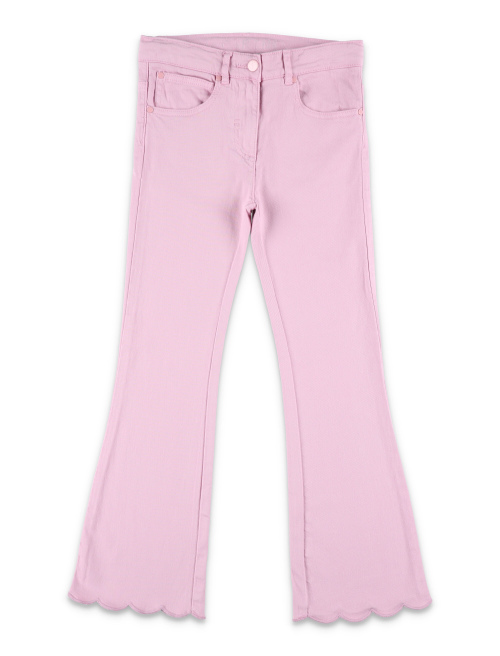 Kid - Scallop trim denim jeans - Designers | Spazio Pritelli