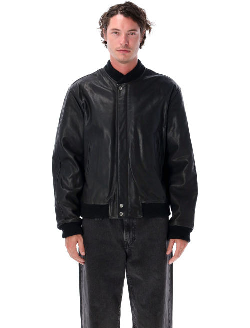 BLAIKE LEATHER BOMBER - Outerwear | Spazio Pritelli