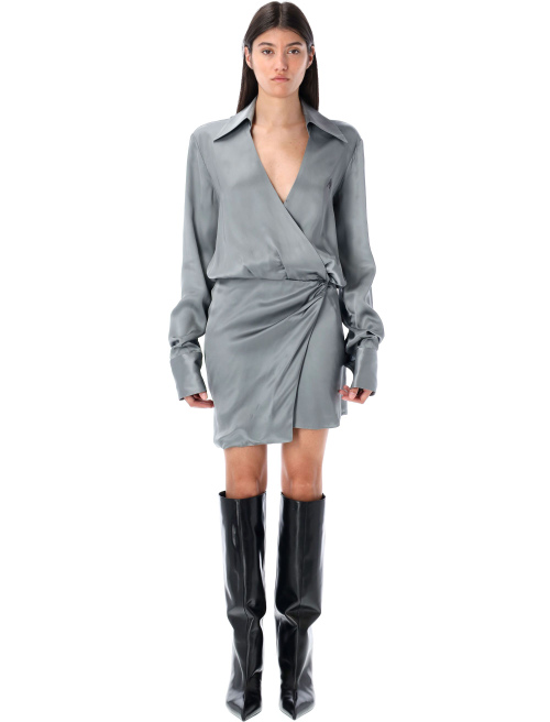 Satin mini dress - Mini dress | Spazio Pritelli