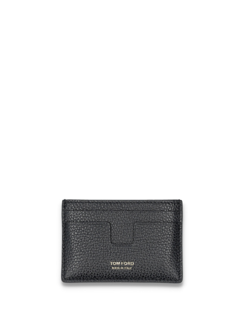 Grain leather classic card holder - Designers | Spazio Pritelli