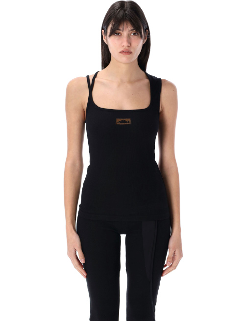 Dirndl rib tank top - Apparel | Spazio Pritelli