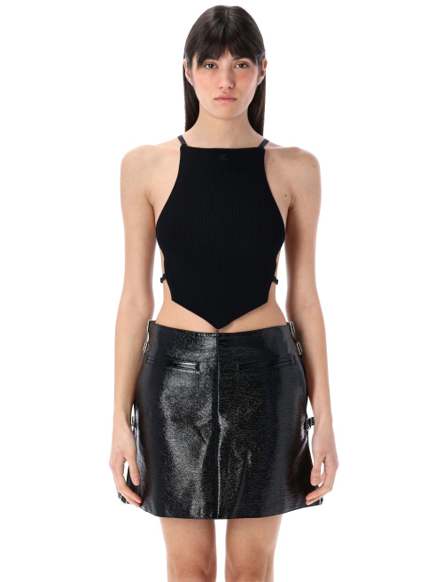 Lingerie detail pointy top - Top | Spazio Pritelli