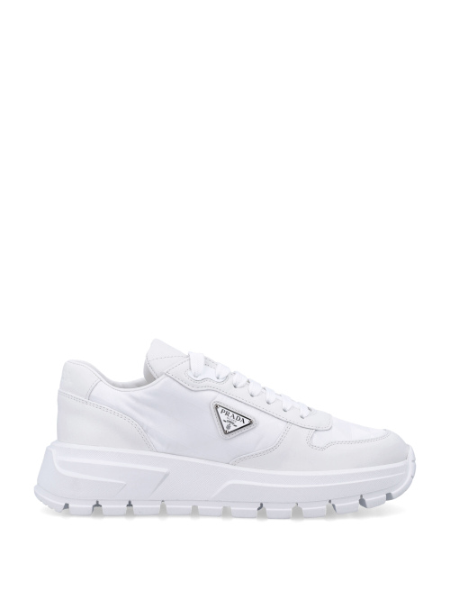 Prax 01 Re-Nylon and leather woman's sneakers - Sneakers | Spazio Pritelli